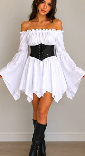 Damen abendkleid kurz weiß - damen,