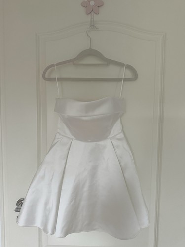 Weißes cocktail kleid - weißes,
