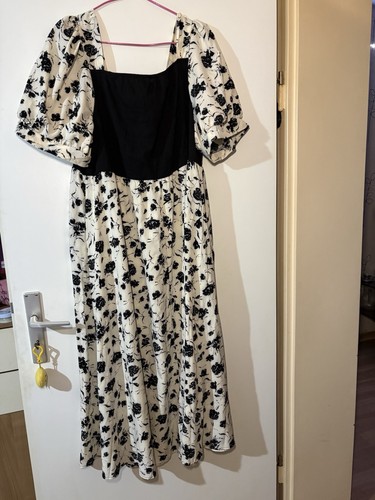 Damen abendkleid schwarz weiß - damen,