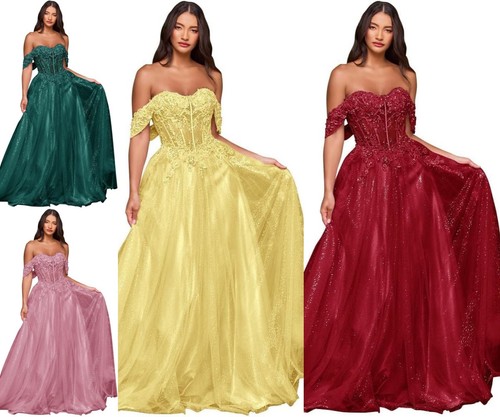 Abschlussballkleid lang tüll - lang,