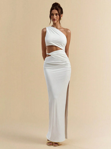 Damen maxikleid weiß - damen,