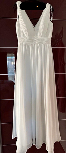 Damenkleid weiß lang - damenkleid,
