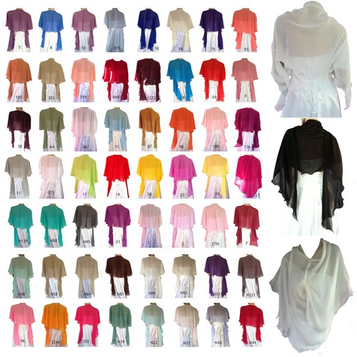 Edle chiffon stola zart - edle, –