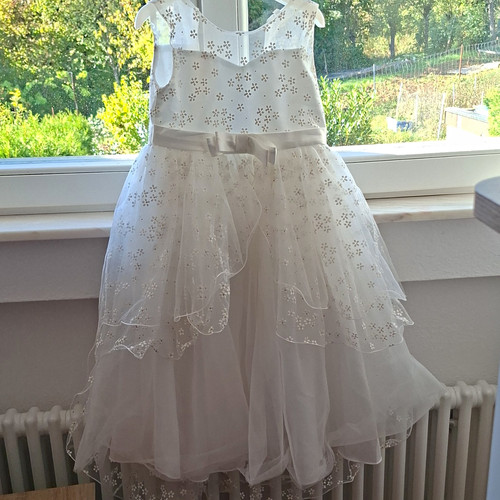 Mädchen abendkleid weiß - h&m,
