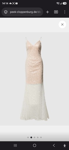 Uniqueabendkleid mit stola - stola, in