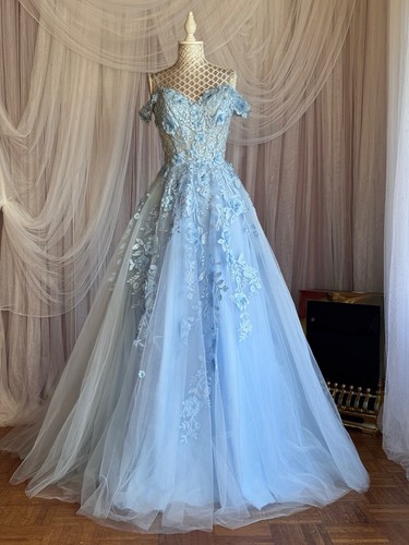 Ballkleid abendkleid hellblau - abendkleid,