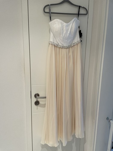 Trägerloses abendkleid - trägerloses,