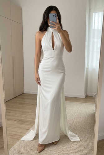 Damen abendkleid weiß - damen,