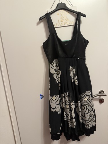 Cocktailkleid schwarz weiß