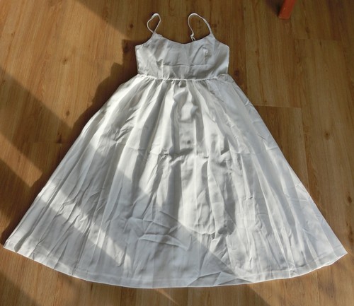 Weißes abendkleid - abendkleid, /