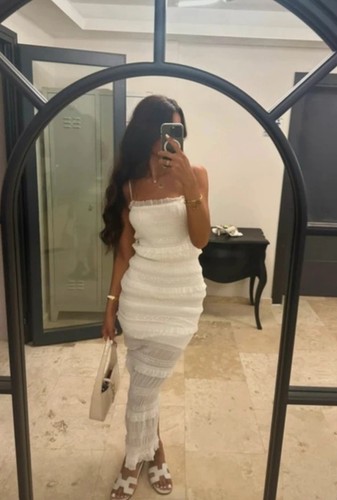 Sommer abend kleid lang weiß - sommer,