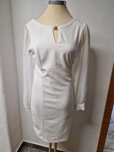 Cocktailkleid weiß mit - cocktailkleid,,