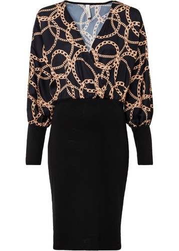 Kleid mit wickel optik - kleid,