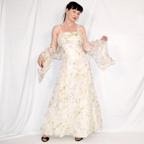 Brautkleid organza stola - brautkleid, maxi