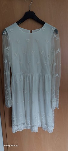Romantisches kleid aus spitze - kleid,