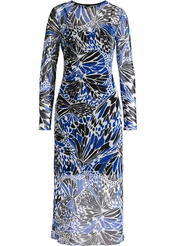 Midikleid mit mesh qualität - midikleid, mesh-qualität